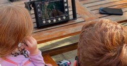 Prince Archie and Princess Lilibet in adorable new snaps as they help mum Meghan on set