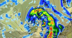 UK weather map shows exact date 600-mile rainstorm will engulf UK with NO region spared