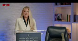 Erika Kirk delivers emotional tribute to murdered husband in glitch-hit livestream