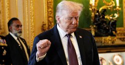 Donald Trump forced to dine with &#039;enemy&#039; at royal banquet after &#039;fake&#039; letter row