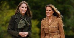 Princess Kate&#039;s secret 5 words to Melania Trump revealed by lip reader