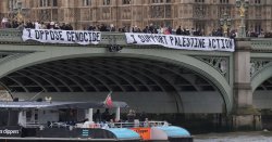 Palestine protests LIVE: London marches go ahead after terror attack