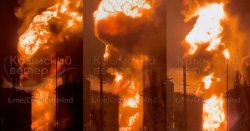 Ukraine launches &#039;biggest drone attack of the war&#039; on Russia as oil depot explodes
