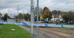 Horror as boy hit by tram - emergency services rush to scene
