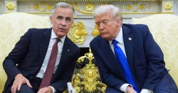 Donald Trump&#039;s 9-word response on Canada deal leaves Oval Office in stitches