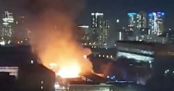 Putin humiliated as huge blaze rips through factory making Russia&#039;s nuclear equipment