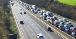 M1 traffic LIVE: Chaos as serious crash closes 3 lanes with severe delays