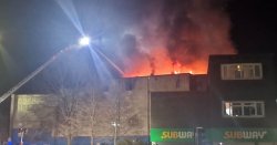 Huge fire breaks out at abandoned Odeon cinema in Kent as residents told to shut windows