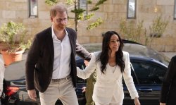 Prince Harry and Meghan Markle pictured on first day of 'royal tour'