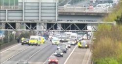 M1 Traffic: Easter weekend carriageway closed as police rush to scene