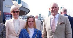 Zara Tindall twins with daughter as she leads stars at Aintree