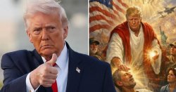 Trump AI Jesus image: disturbing detail spotted by horrified X users 'what is...that?'
