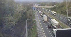 M62 traffic LIVE: Chaos on major motorway as crash sparks delays and lane closure