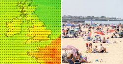 Weather maps turn orange as 20C African heat bomb hits UK in hours - check your area