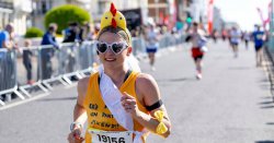 Bride-to-be comes third in marathon midway through hen do despite 3am party finish