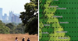 UK weather maps show exact day temperatures soar back to 17C next week