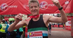 Chris Finill is ready to run every marathon in London at 66 years of age