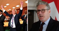 Nigel Farage brands Keir Starmer a &#039;coward&#039; after Labour&#039;s bruising Runcorn defeat