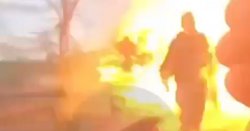 Insane moment Russian soldiers film themselves getting wiped out by HIMARS rockets