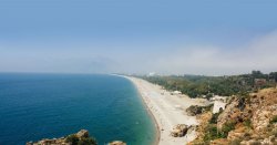 Beautiful beach with warmest sea waters in Europe has over 8 miles of shoreline