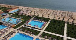 The beautiful seaside city in Africa with golden sands and crystal clear waters