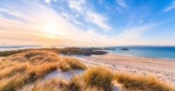 The scenic UK island home to a 'tranquil' and beautiful beach