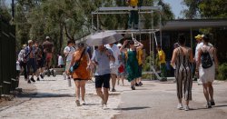 Greece 'extreme' weather warning as 43C heatwave hits holiday hotspot
