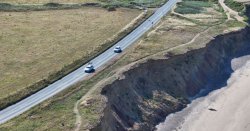The UK coastal road that&#039;s just metres from collapsing into the sea