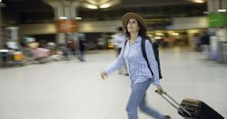Woman gets to airport 45 minutes before flight to see if she&#039;ll actually get on