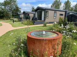 I stayed at &#039;spectacular&#039; UK spa village with luxury lodges, hot tubs and wild pool