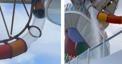 Horror as cruise passenger &#039;sliced open&#039; after waterslide shatters