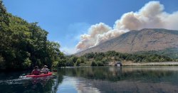 We&#039;re travelling around popular European country as wildfire flames tear through hotspot