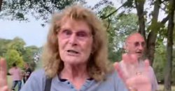Vile moment racist couple attack nurse and order their dog to &#039;kill&#039; her