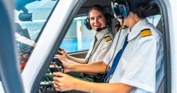 Female pilot shares her &#039;key&#039; piece of advice for entering &#039;male-dominated industry&#039;