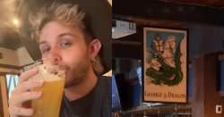Tourist visits British pub in America and 1 thing leaves him stunned