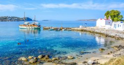 The gorgeous Greek island just 6 miles from Mykonos but without the crowds