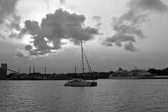 Europa i solnedgang ved White Bay