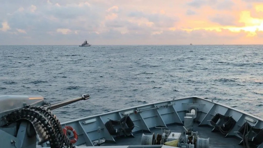 Royal Navy Shadows Two Russian Vessels Passing Through English Channel