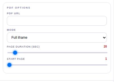 PDF Viewer settings.